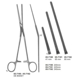 Atraumata Coarctation Clamps , Patent-Ducts Clamps