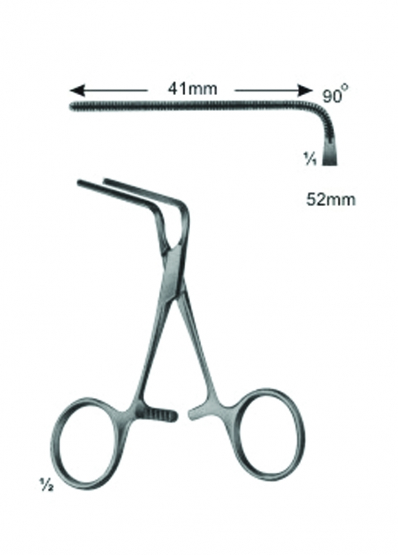 Ring Handle Bulldog Clamps Anastomosis Clamps, Pediatric Types
