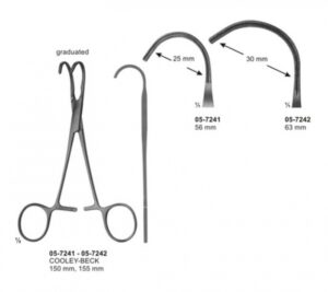 Ring Handle Bulldog Clamps Anastomosis Clamps, Pediatric Types