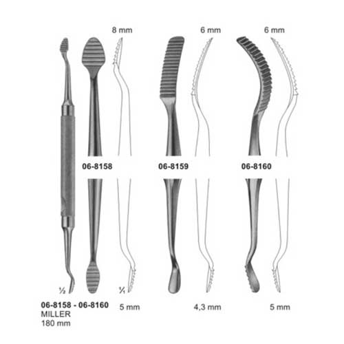 bone File and Rasps, Durogrip Rasps