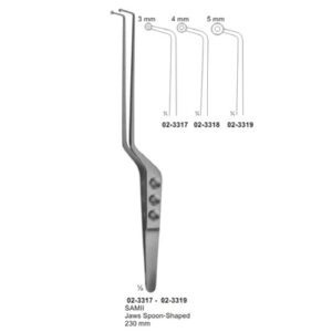 Forceps for Graspig Tissue, Tumers, Bayonet Shapes