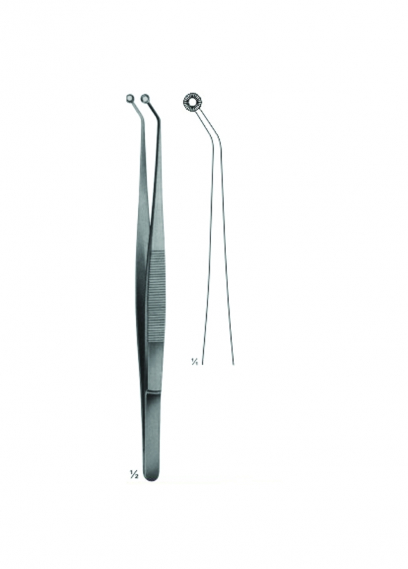 Forceps for Graspig Tissue, Tumers, Bayonet Shapes