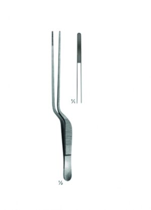 Forceps, Bayonet - Shaped, Angular