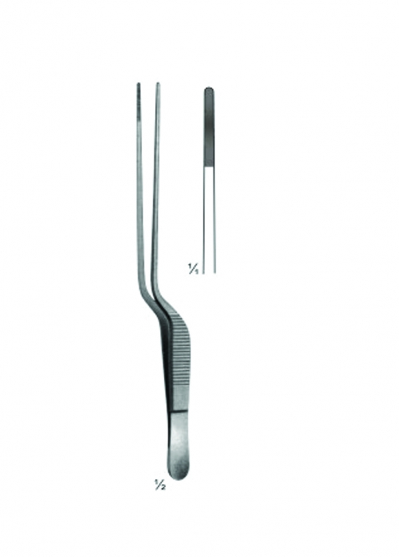 Forceps, Bayonet - Shaped, Angular
