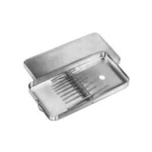 Dressing Sterilizing Drums, Storing Cases and Needle Cases