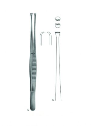 Tissue Forceps, Lung Dissecting Forceps, Intestinal Forceps