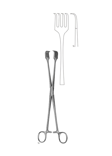 Organ - and Tissue Grasping Forceps