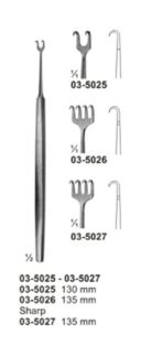 Fine Wound Retractors ( Dura - and Skin Retractors