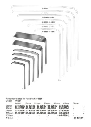 Retractors, Vario Retractor System, Germ. Fed. Patent, Germ. Fed . Regd. Des, US-Patent.