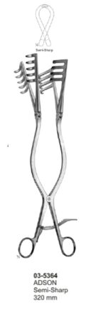 Self-Retaining Laminectomy Retractors