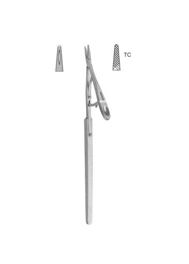 Needle Holders with Tungsten Carbide Inserts without TC
